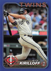 2024 Topps Baseball Royal Blue Alex Kirilloff #148