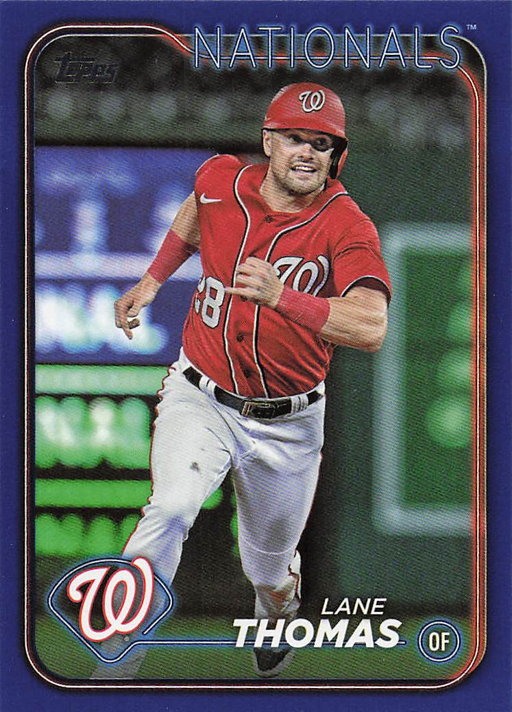 2024 Topps Baseball Royal Blue Lane Thomas #152