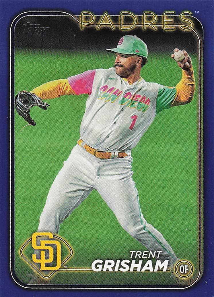 2024 Topps Baseball Royal Blue Trent Grisham #157