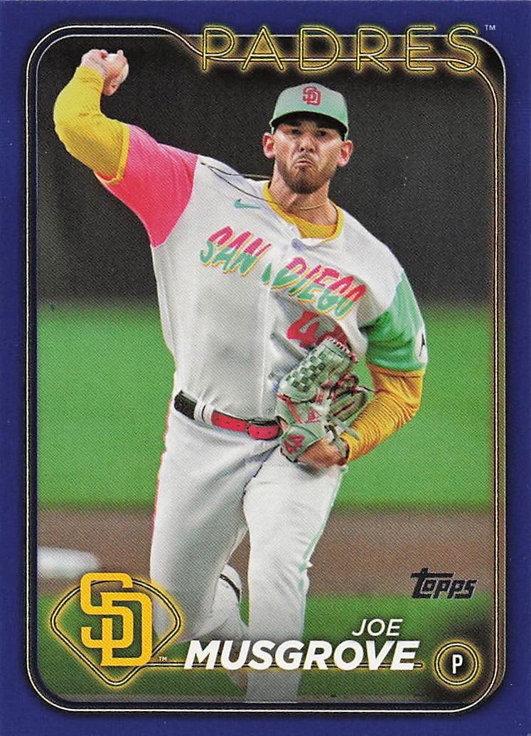 2024 Topps Baseball Royal Blue Joe Musgrove #205