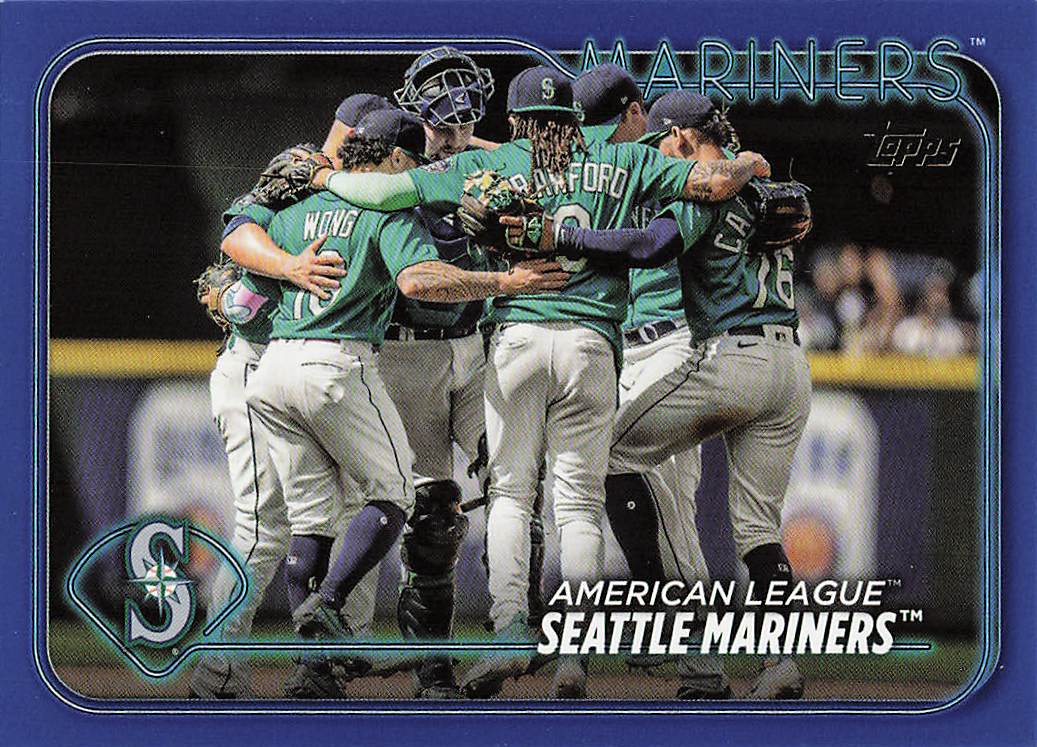 2024 Topps Baseball Royal Blue Seattle Mariners #241