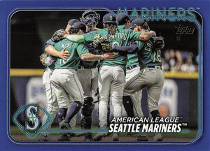 2024 Topps Baseball Royal Blue Seattle Mariners #241