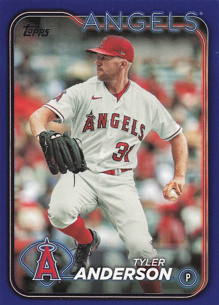 2024 Topps Baseball Royal Blue Tyler Anderson #248