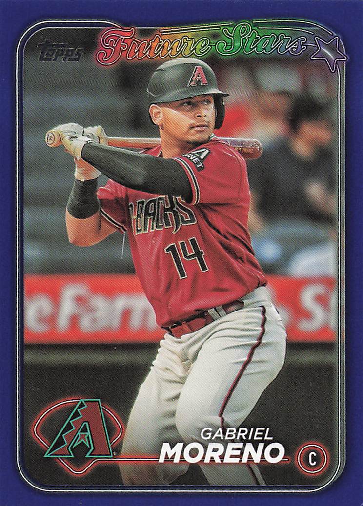 2024 Topps Baseball Royal Blue Gabriel Moreno #268
