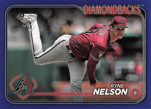 2024 Topps Baseball Royal Blue Ryne Nelson #334