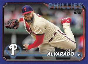 2024 Topps Baseball Royal Blue José Alvarado #356