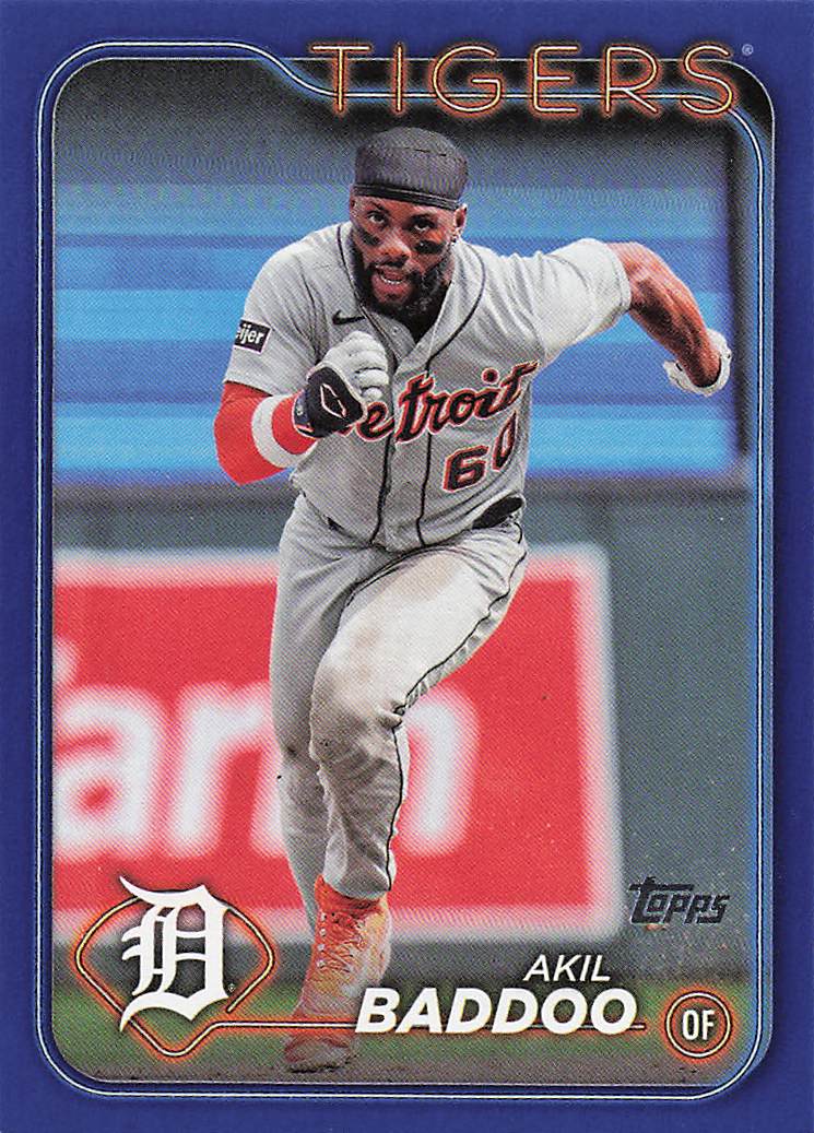 2024 Topps Baseball Royal Blue Akil Baddoo #373