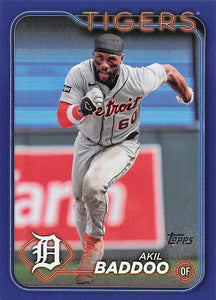 2024 Topps Baseball Royal Blue Akil Baddoo #373