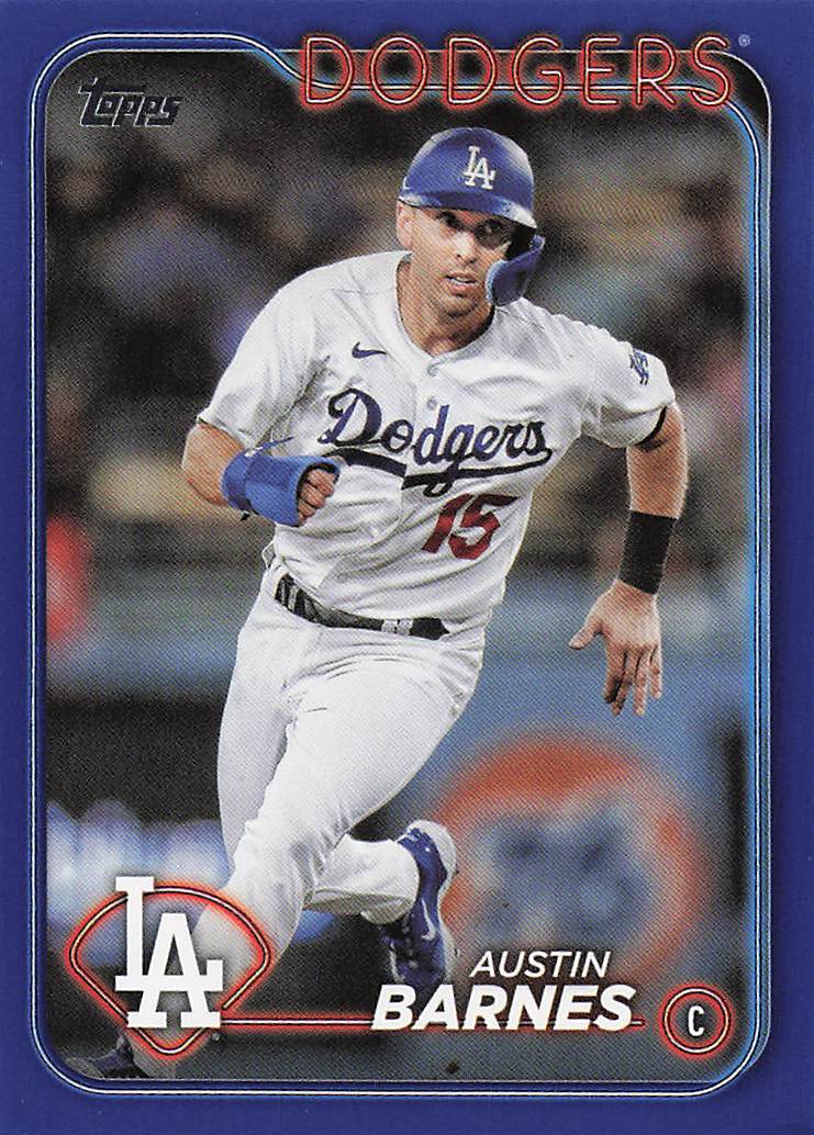 2024 Topps Baseball Royal Blue Austin Barnes #422