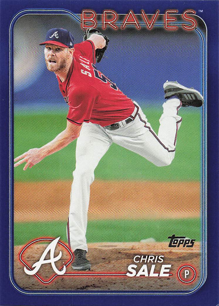 2024 Topps Baseball Royal Blue Chris Sale #484