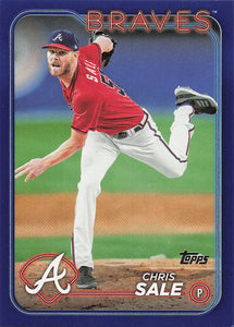 2024 Topps Baseball Royal Blue Chris Sale #484