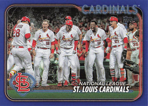 2024 Topps Baseball Royal Blue St. Louis Cardinals #490