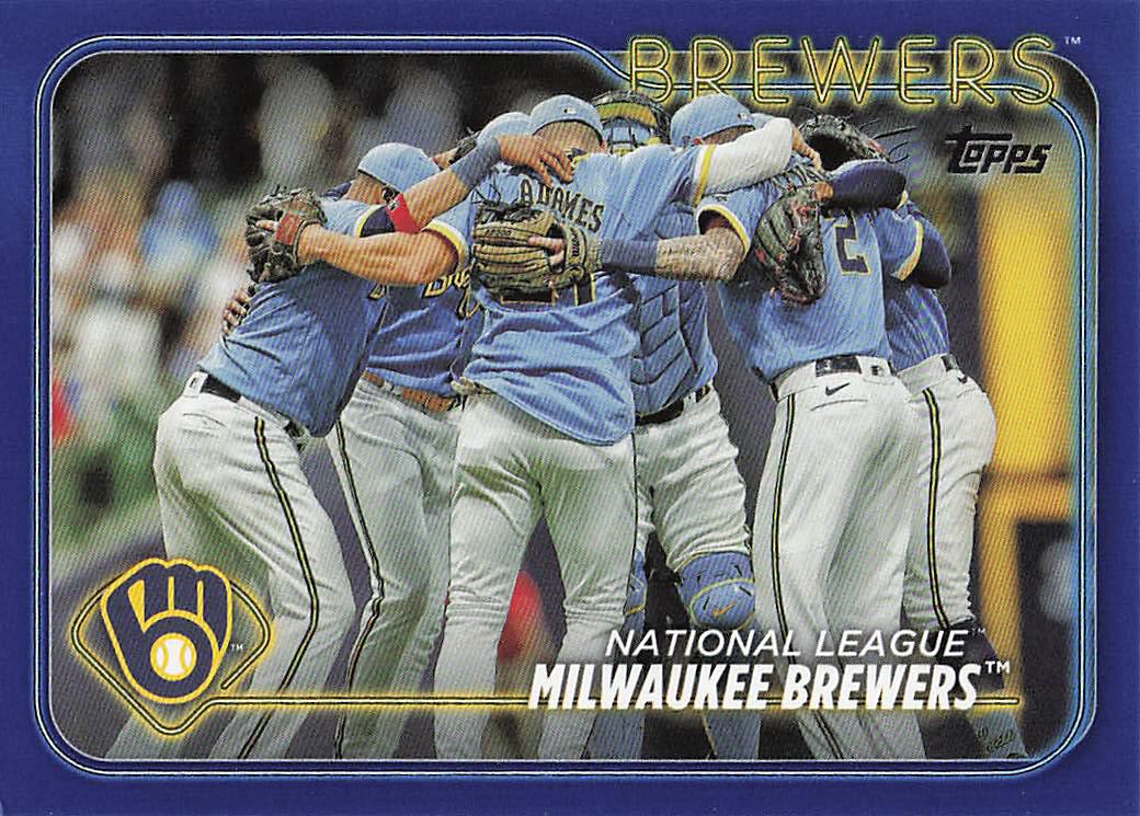 2024 Topps Baseball Gold Milwaukee Brewers #533