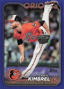 2024 Topps Baseball Royal Blue Craig Kimbrel #590