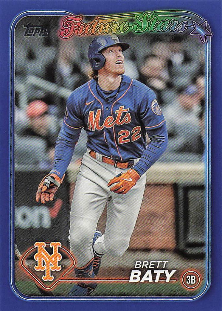 2024 Topps Baseball Royal Blue Brett Baty #690