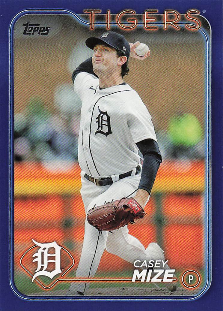 2024 Topps Baseball Royal Blue Casey Mize #694