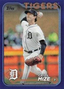 2024 Topps Baseball Royal Blue Casey Mize #694