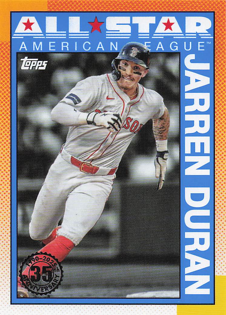 2025 Topps 1990 Topps Baseball All-Stars Jarren Duran #90AS-45b