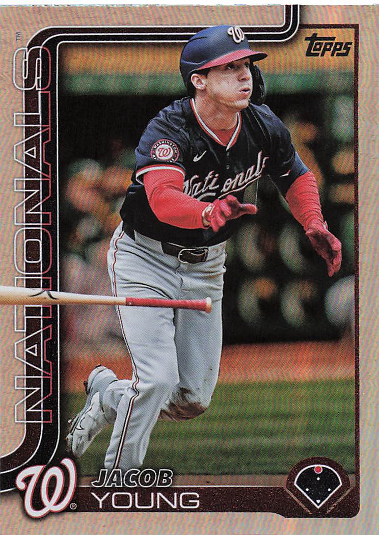 2025 Topps Baseball Rainbow Foil Jacob Young #413