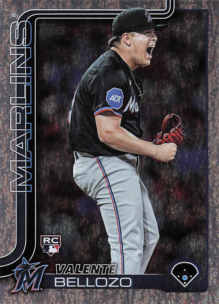 2025 Topps Baseball Holo Foil Valente Bellozo #458 Rookie