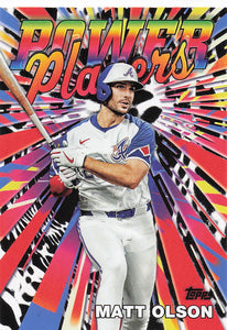 2025 Topps Baseball Power Players Matt Olson #PP-4
