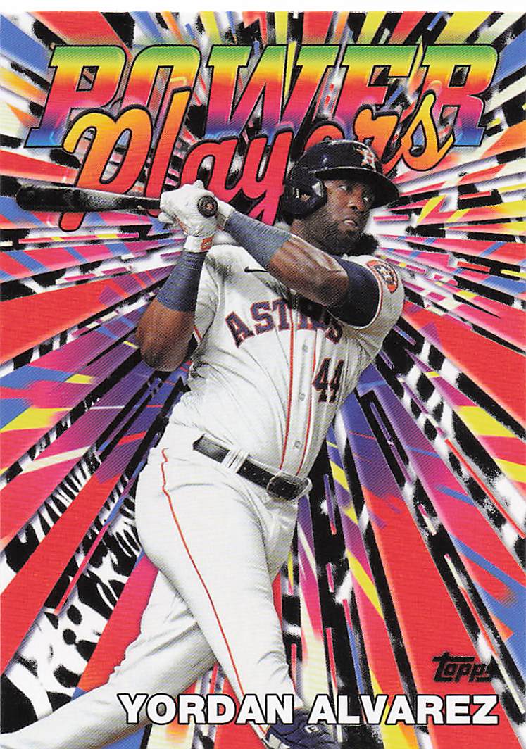 2025 Topps Baseball Power Players Yordan Alvarez #PP-7