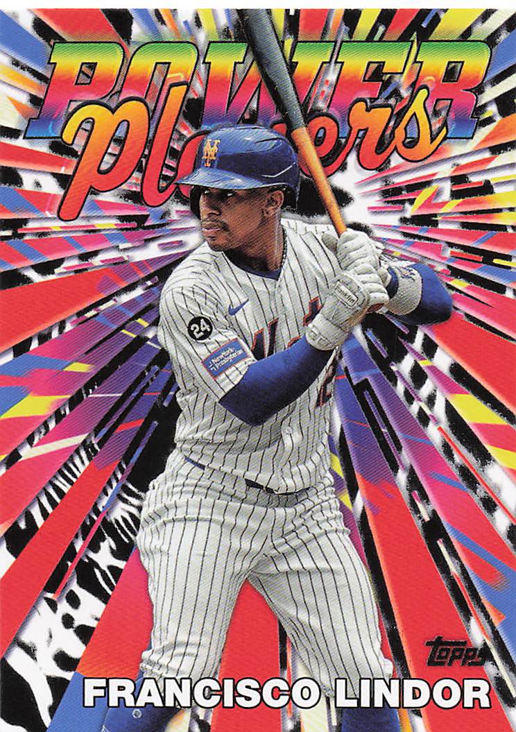2025 Topps Baseball Power Players Francisco Lindor #PP-11