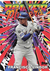 2025 Topps Baseball Power Players Francisco Lindor #PP-11