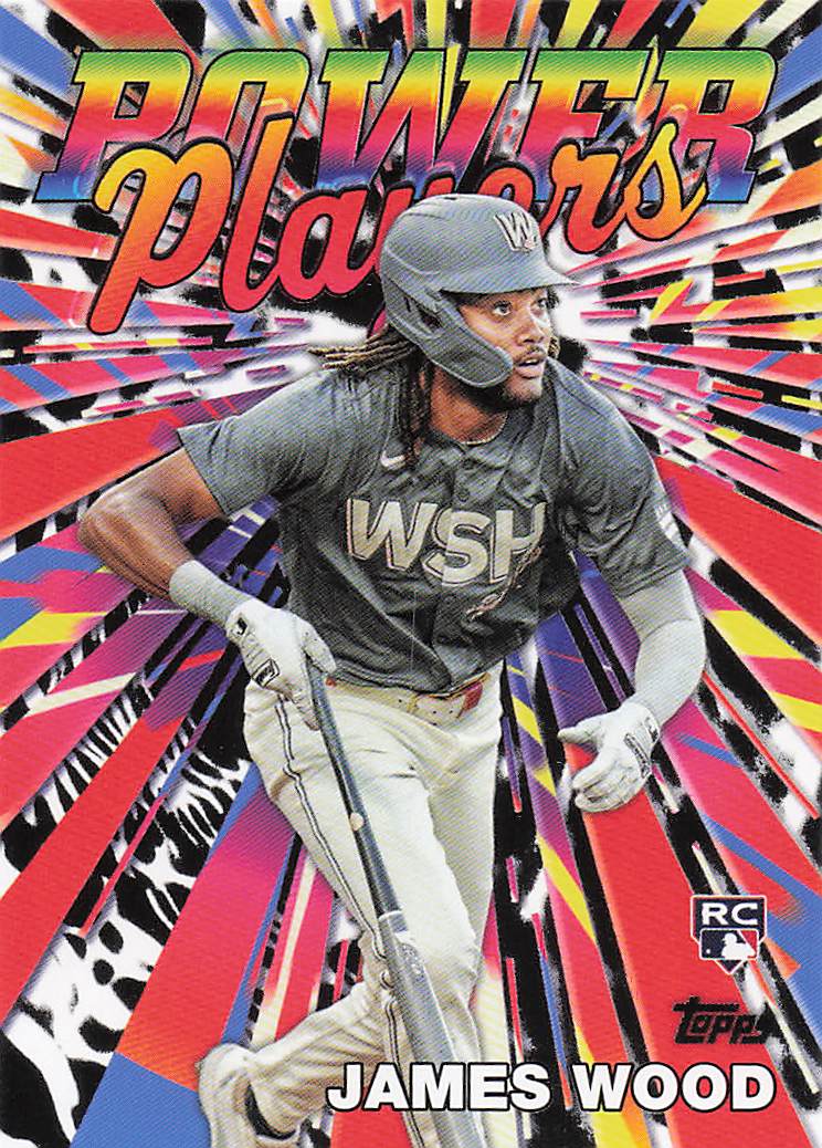 2025 Topps Baseball Power Players James Wood #PP-23