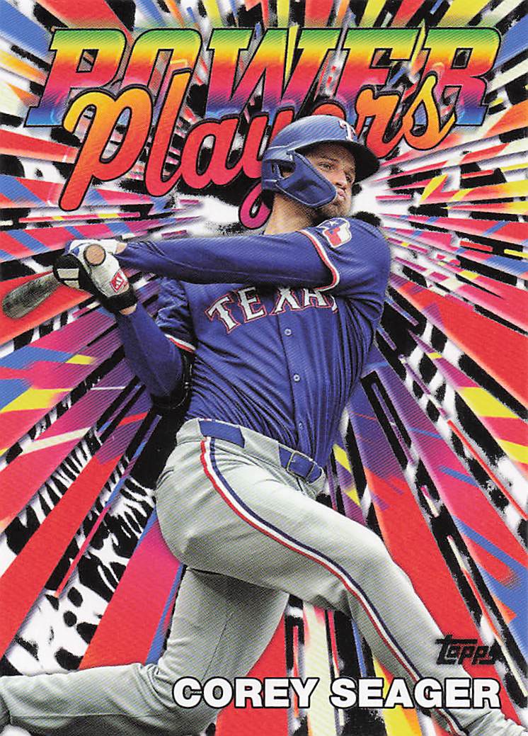 2025 Topps Baseball Power Players Corey Seager #PP-25