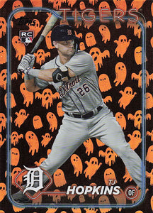 2024 Topps Update Baseball Holiday Jack O'Lanterns TJ Hopkins #US311 Rookie