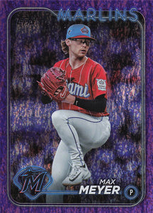 2024 Topps Update Baseball Purple Holofoil 274/799 Max Meyer #US236