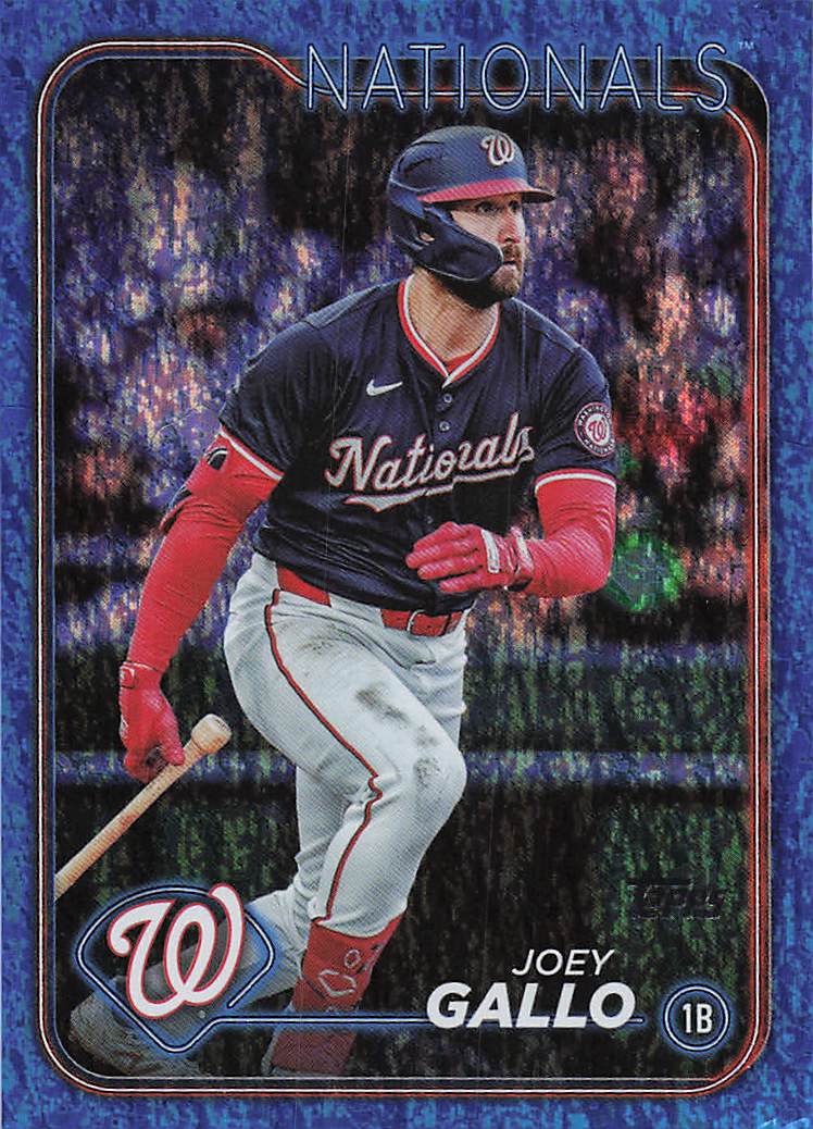 2024 Topps Update Baseball Blue Holofoil 820/999 Joey Gallo #US136