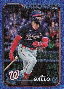 2024 Topps Update Baseball Blue Holofoil 820/999 Joey Gallo #US136