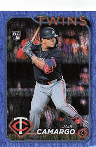 2024 Topps Update Baseball Blue Holofoil 184/999 Jair Camargo #US314 Rookie