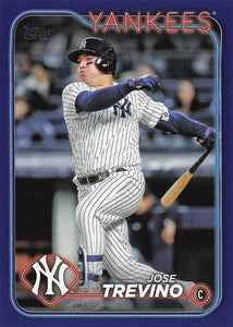 2024 Topps Update Baseball Royal Blue Jose Trevino #US228