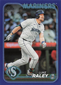 2024 Topps Update Baseball Royal Blue Luke Raley #US260