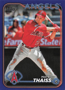 2024 Topps Update Baseball Royal Blue Matt Thaiss #US274