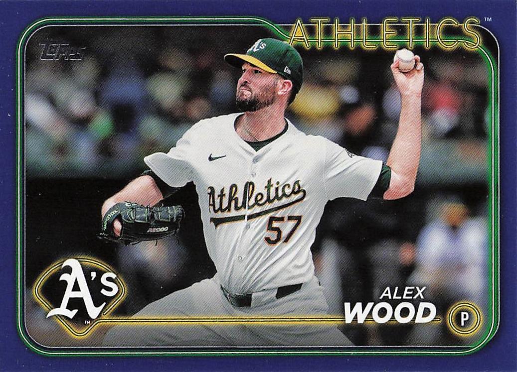 2024 Topps Update Baseball Royal Blue Alex Wood #US276