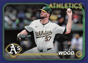 2024 Topps Update Baseball Royal Blue Alex Wood #US276