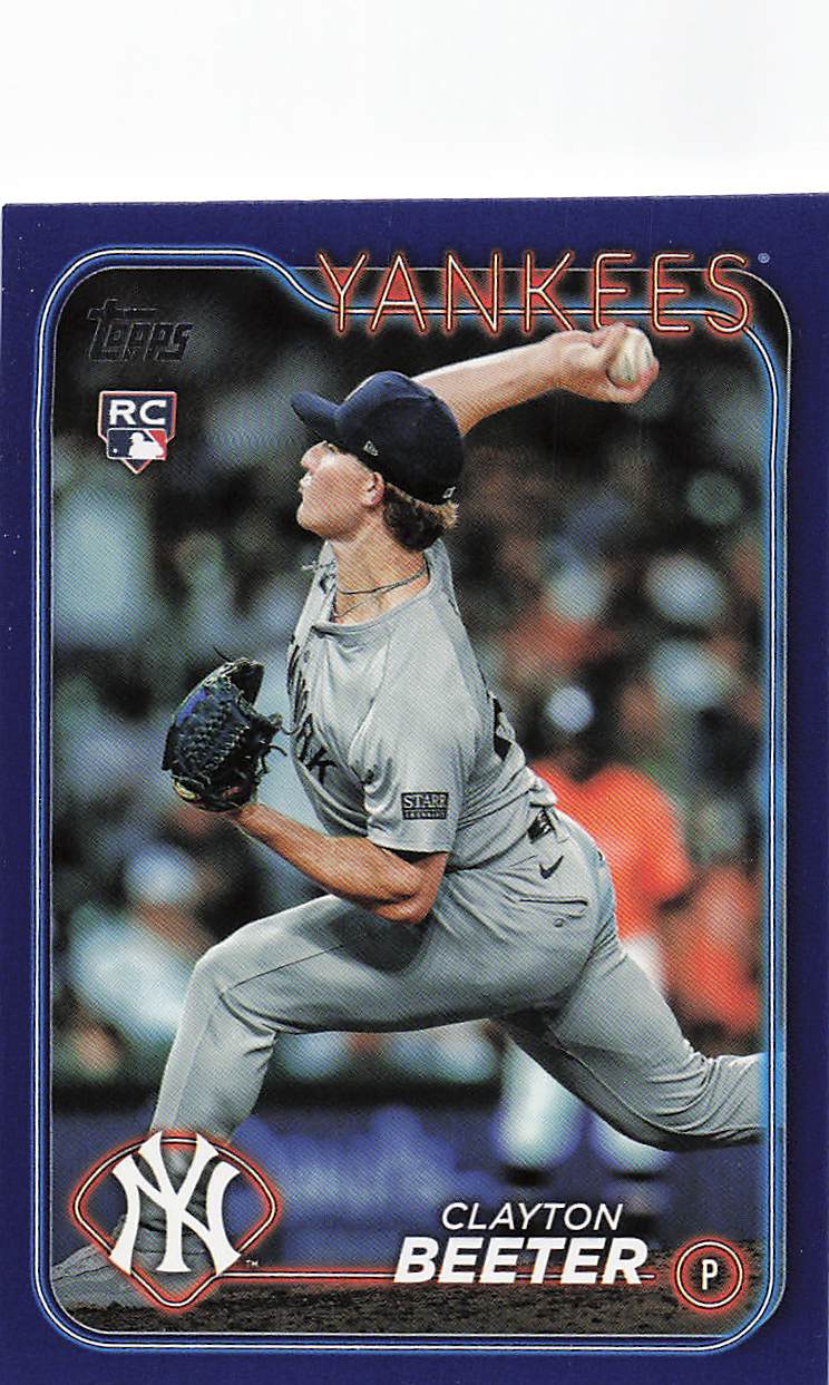 2024 Topps Update Baseball Royal Blue Clayton Beeter #US59 Rookie