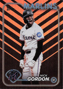2024 Topps Update Baseball Holiday Nick Gordon #US71