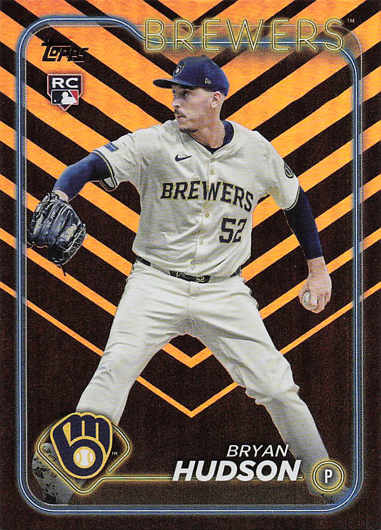 2024 Topps Update Baseball Holiday Bryan Hudson #US105 Rookie