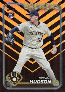 2024 Topps Update Baseball Holiday Bryan Hudson #US105 Rookie