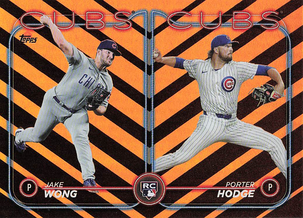 2024 Topps Update Baseball Holiday Porter Hodge / Jake Wong RCOM #US106