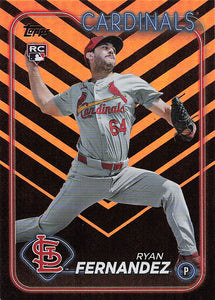 2024 Topps Update Baseball Holiday Ryan Fernandez #US111 Rookie