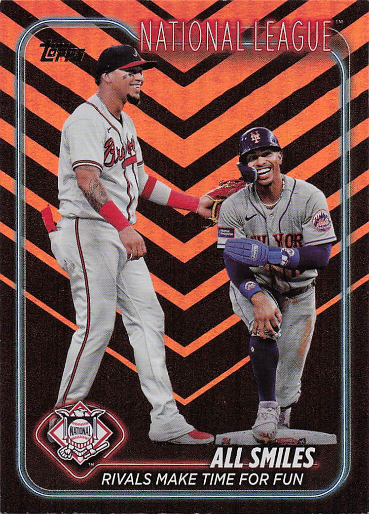 2024 Topps Update Baseball Holiday Orlando Arcia Francisco Lindor #US154