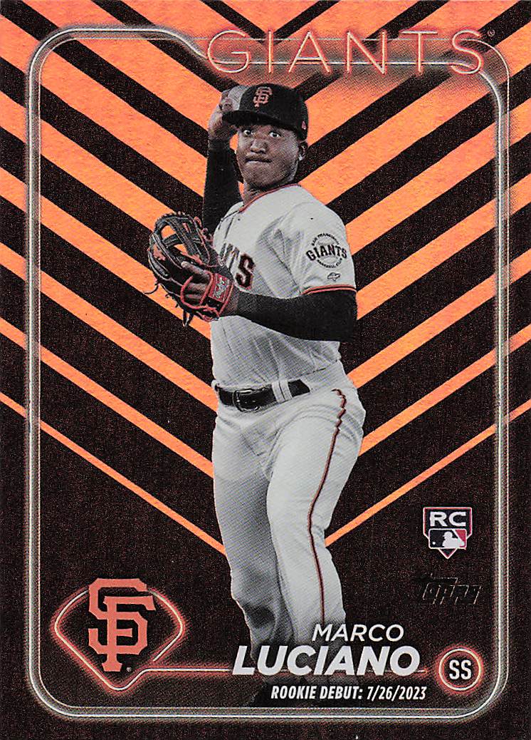 2024 Topps Update Baseball Holiday Marco Luciano #US217
