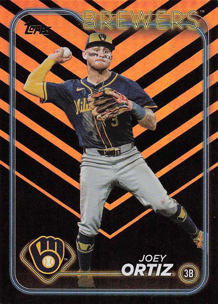 2024 Topps Update Baseball Holiday Joey Ortiz #US257