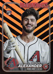 2024 Topps Update Baseball Holiday Blaze Alexander #US265